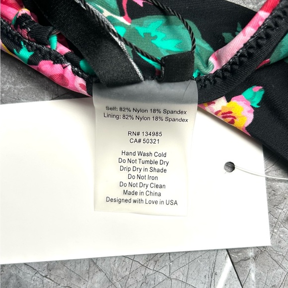 For Love & Lemons Rosewater Underwire Bikini Top – XXS – NWT - Picture 8 of 8